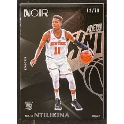 Frank Ntilikina 2017-18 Panini Noir rookie home 13/79
