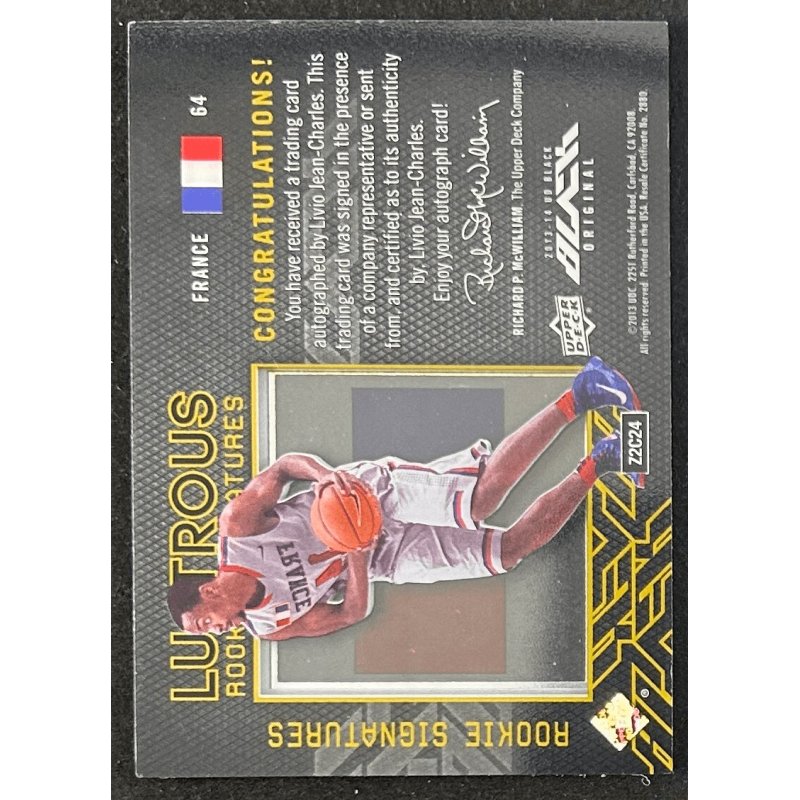 Livio Jean-Charles 2013-14 UD Black Gold Spectrum 17/25