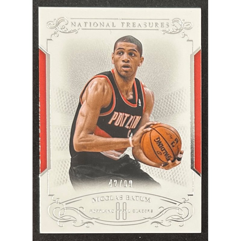 Nicolas Batum 2013-14 Panini National Treasures 42/99