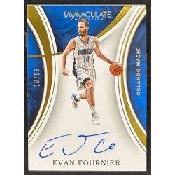 Evan Fournier 2015-16 Immaculate Collection autograph 18/99