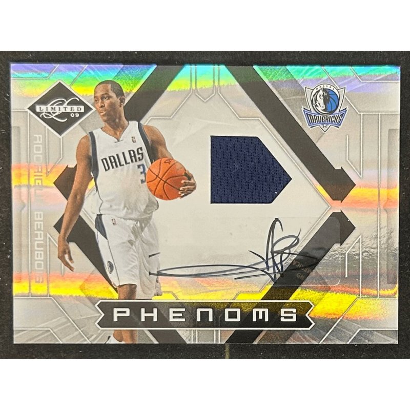 Rodrigue Beaubois 2009-10 Limited rookie jersey auto 216/299