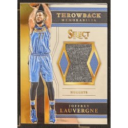 Joffrey Lauvergne 2017-18 Select Throwback Memorabilia