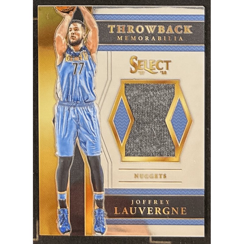 Joffrey Lauvergne 2017-18 Select Throwback Memorabilia
