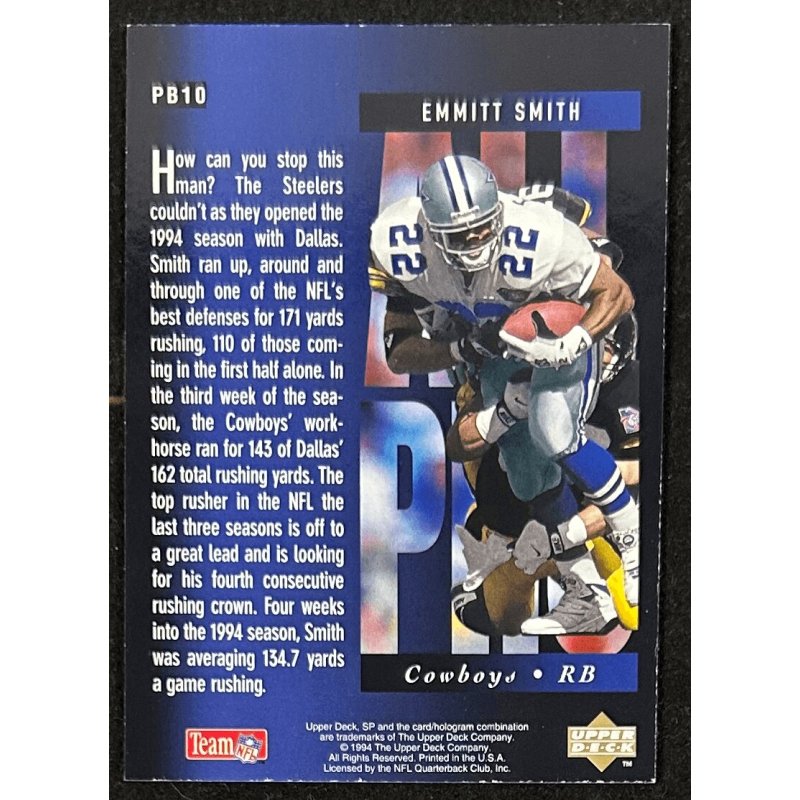 Emmitt Smith 1994 SP Holoviews PB10
