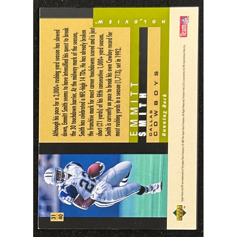 Emmitt Smith 1995 SP Holoviews 31