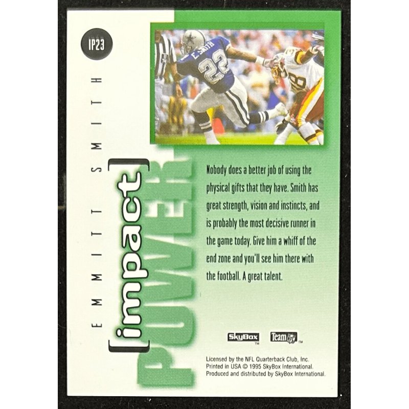 Emmitt Smith 1995 SkyBox Impact Power IP23