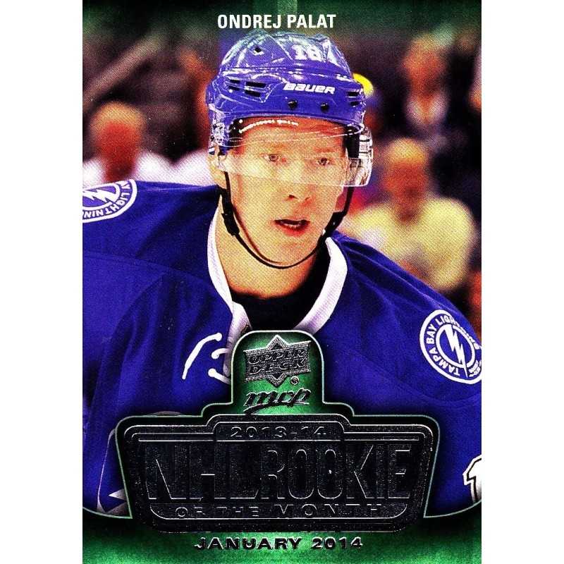 ONDREJ PALAT 2014-15 UD MVP " ROOKIE OF THE MONTH "