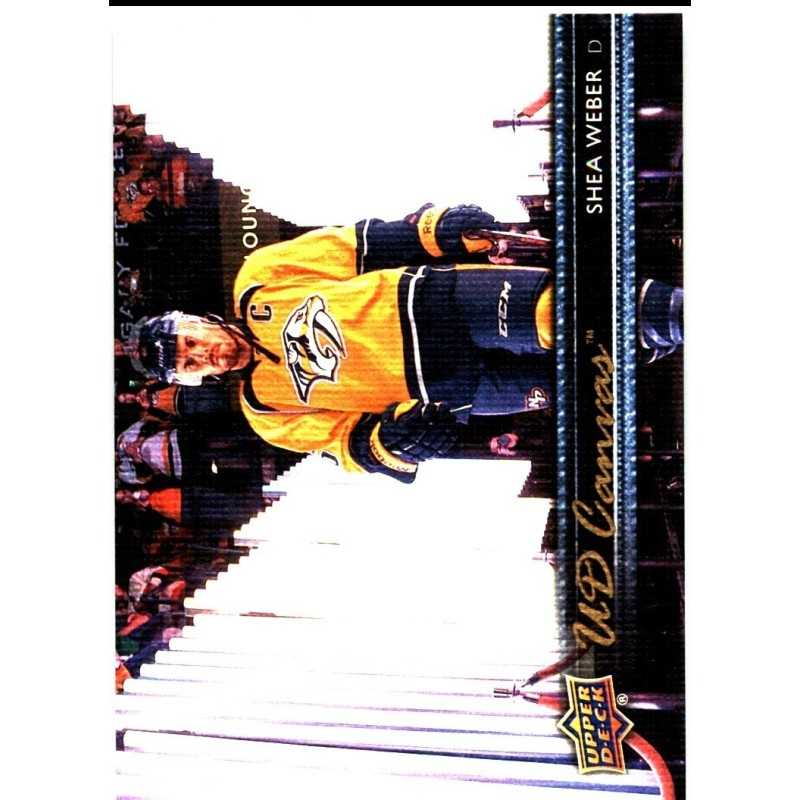 SHEA WEBER 2014-15 UPPER DECK " UD CANVAS "