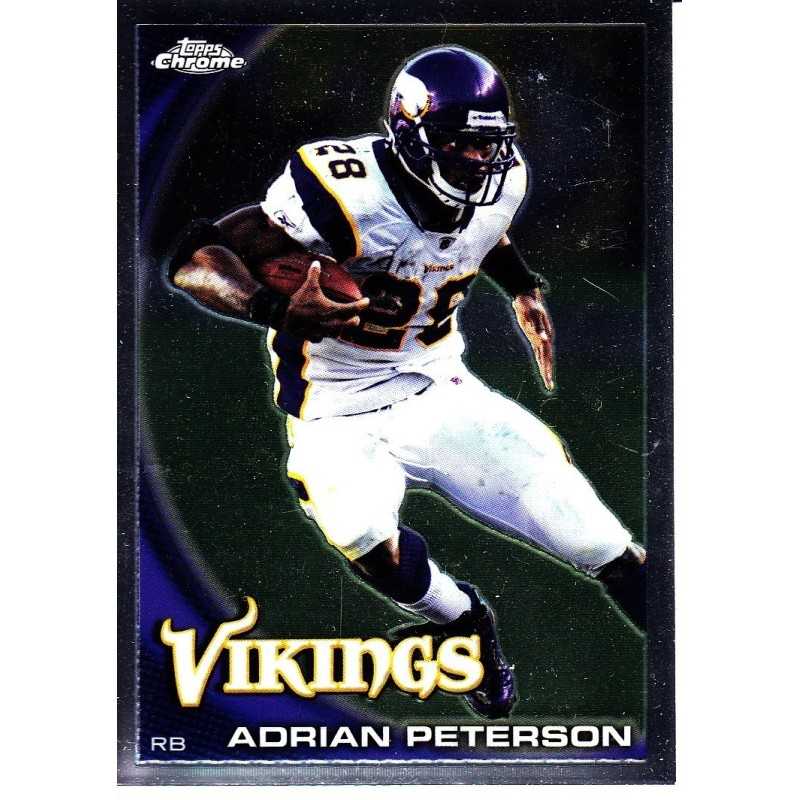 ADRIAN PETERSON 2010 TOPPS CHROME