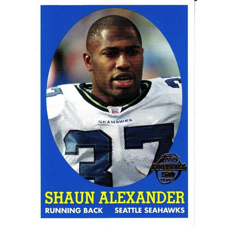 SHAUN ALEXANDER 2005 TOPPS " THROWBACK "