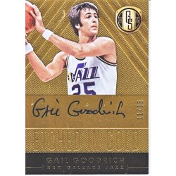 GAIL GOODRICH 2014 GOLD STANDARD ETCHED IN GOLD AUTO /35
