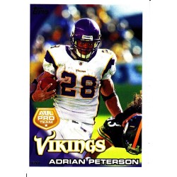 ADRIAN PETERSON 2010 TOPPS ALL PRO TEAM