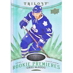 CREG McKEGG 2014-15 UD TRILOGY ROOKIE " GREEN " /199