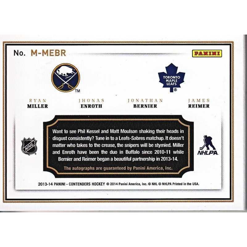 MILLER / ENROTH / BERNIER / REIMER 2013 CONTENDERS QUAD AUTO /175
