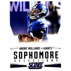 ANDRE WILLIAMS 2015 SCORE " SOPHOMORE SELECTIONS "