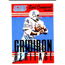 EARL CAMPBELL 2015 SCORE " GRIDIRON HERITAGE "