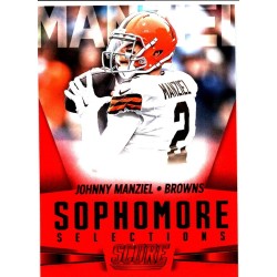 JOHNNY MANZIEL 2015 SCORE " SOPHOMORE SELECTIONS " RED