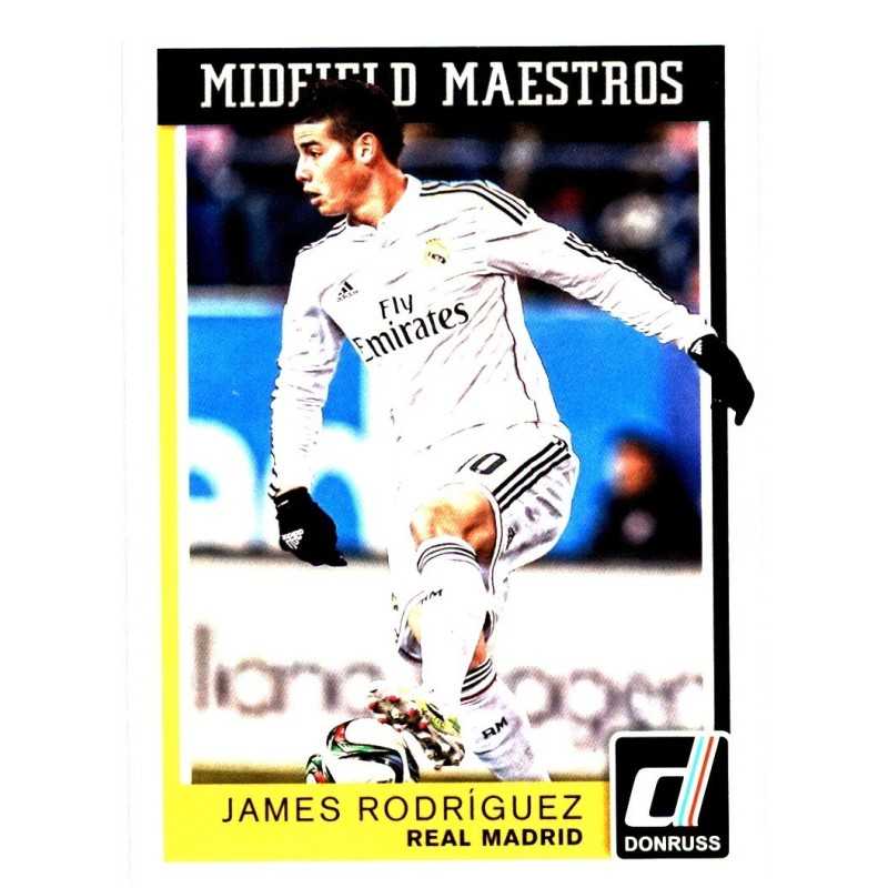JAMES RODRIGUEZ 2015 DONRUSS SOCCER " MIDFIELD MAESTROS "