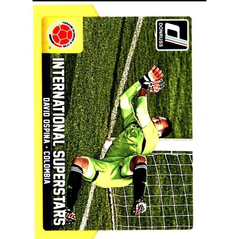 DAVID OSPINA 2015 DONRUSS SOCCER " INTERNATIONAL SUPERSTARS "